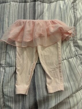 Carter's Light Pink Tulle Leggings